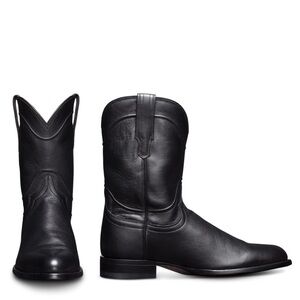 Tecovas Boots - The Earl - Midnight Calf Leather Cowboy Boots Size Men’s 9.5 EE